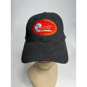 Delmar Racetrack 2000 Cap  OS Adjustable Black, Red   Cotton